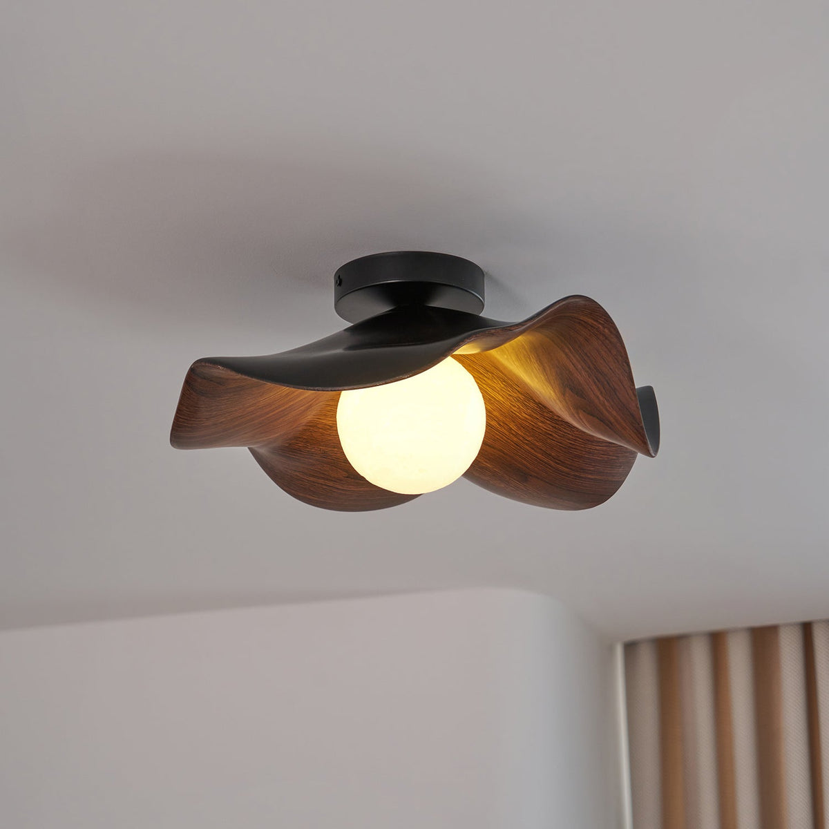 Zelvenenelle Resin Ceiling Light-Moonnatur