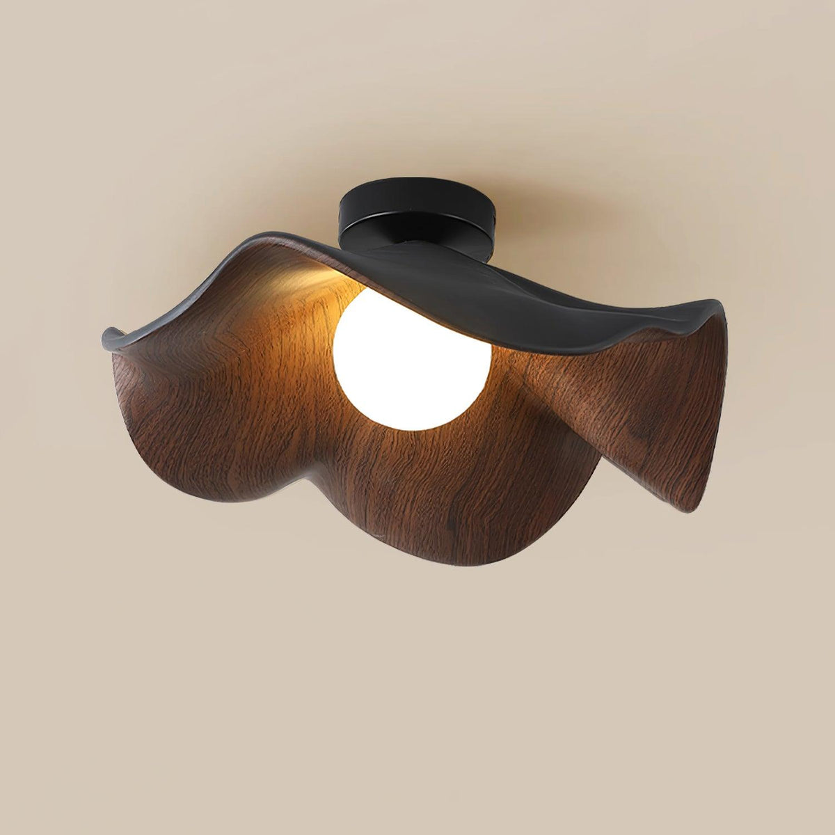 Zelvenenelle Resin Ceiling Light-Moonnatur
