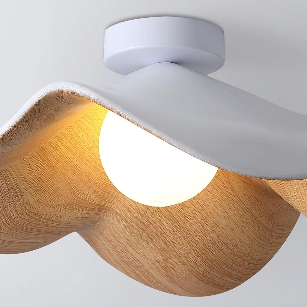 Zelvenenelle Resin Ceiling Light-Moonnatur