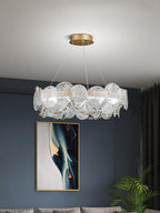 Wenrelmere Glass Chandelier-Moonnatur