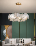 Wenrelmere Glass Chandelier-Moonnatur