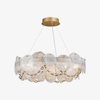 Wenrelmere Glass Chandelier-Moonnatur