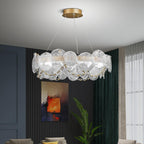 Wenrelmere Glass Chandelier-Moonnatur