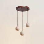 Zelvenfield Travertine Pendant Light-Moonnatur