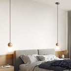 Zelvenfield Travertine Pendant Light-Moonnatur