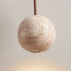 Zelvenfield Travertine Pendant Light-Moonnatur