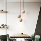 Zelvenfield Travertine Pendant Light-Moonnatur