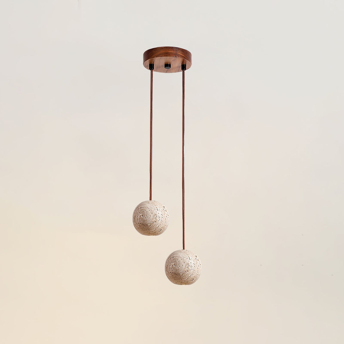 Zelvenfield Travertine Pendant Light-Moonnatur