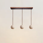 Zelvenfield Travertine Pendant Light-Moonnatur
