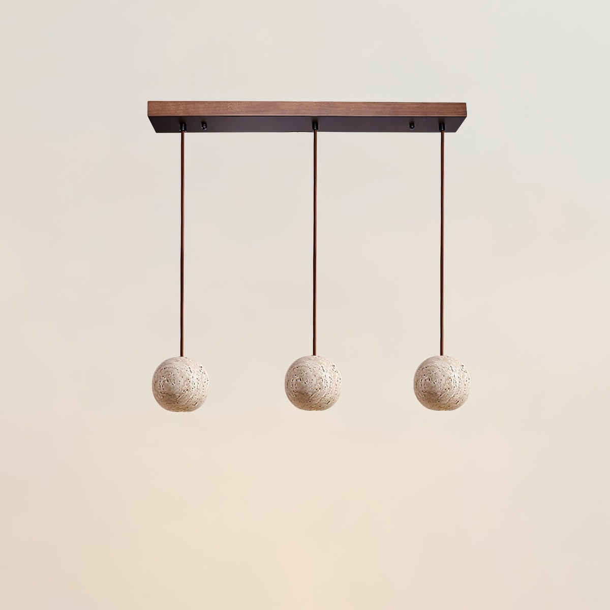 Zelvenfield Travertine Pendant Light-Moonnatur