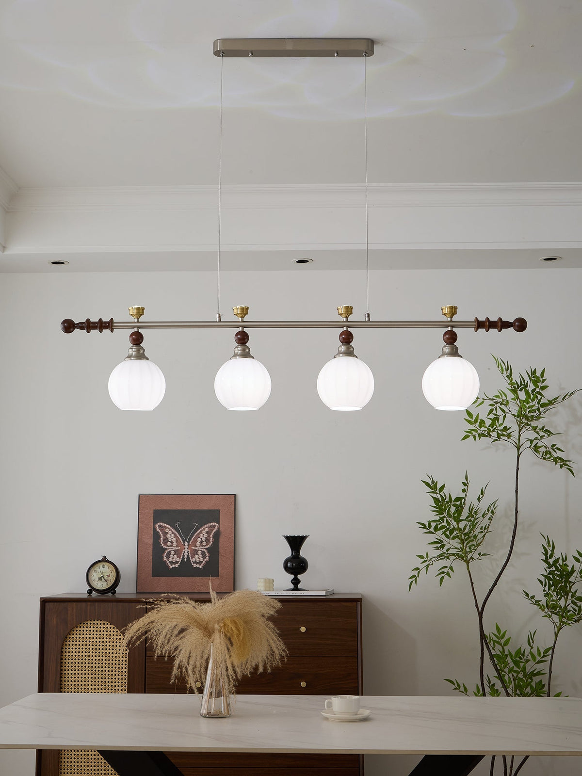 Finraria Wood Pendant Light-Moonnatur