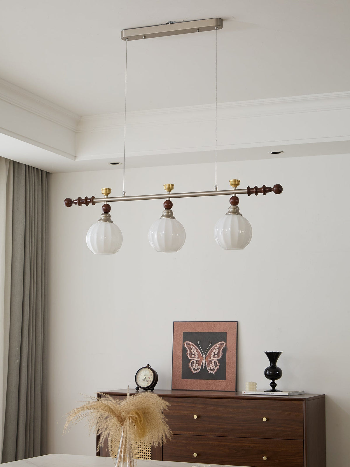 Finraria Wood Pendant Light-Moonnatur