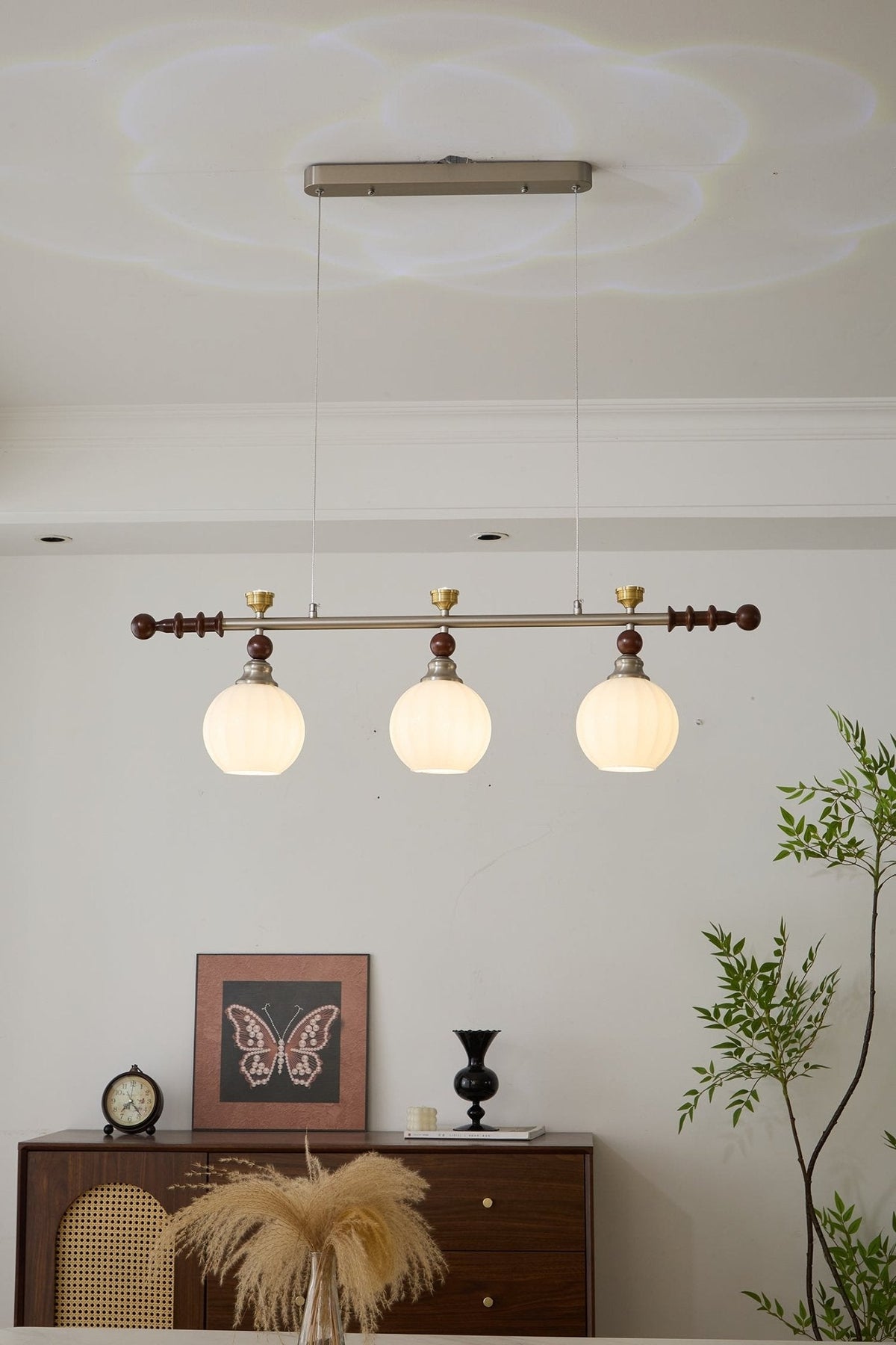 Finraria Wood Pendant Light-Moonnatur