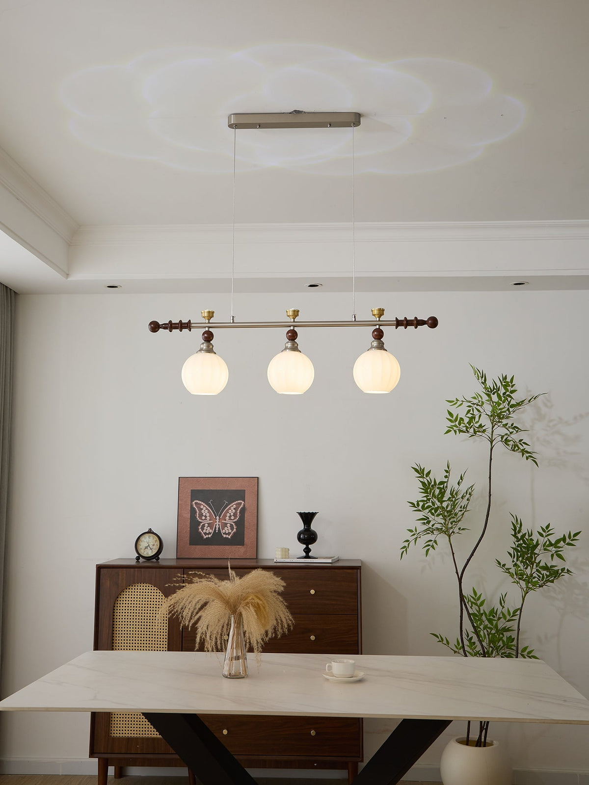 Finraria Wood Pendant Light-Moonnatur