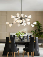 Rardeniel Glass Chandelier-Moonnatur