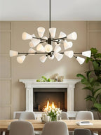 Rardeniel Glass Chandelier-Moonnatur