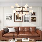 Rardeniel Glass Chandelier-Moonnatur