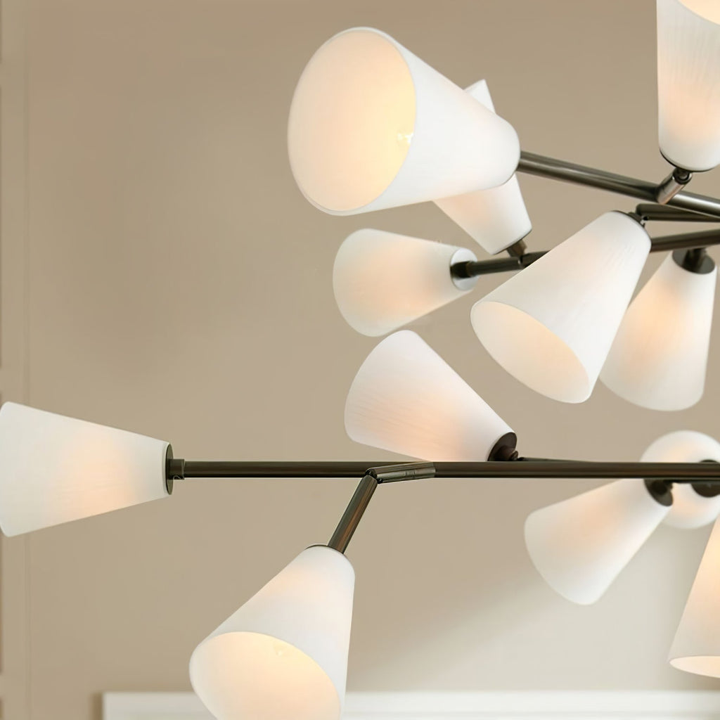 Rardeniel Glass Chandelier-Moonnatur