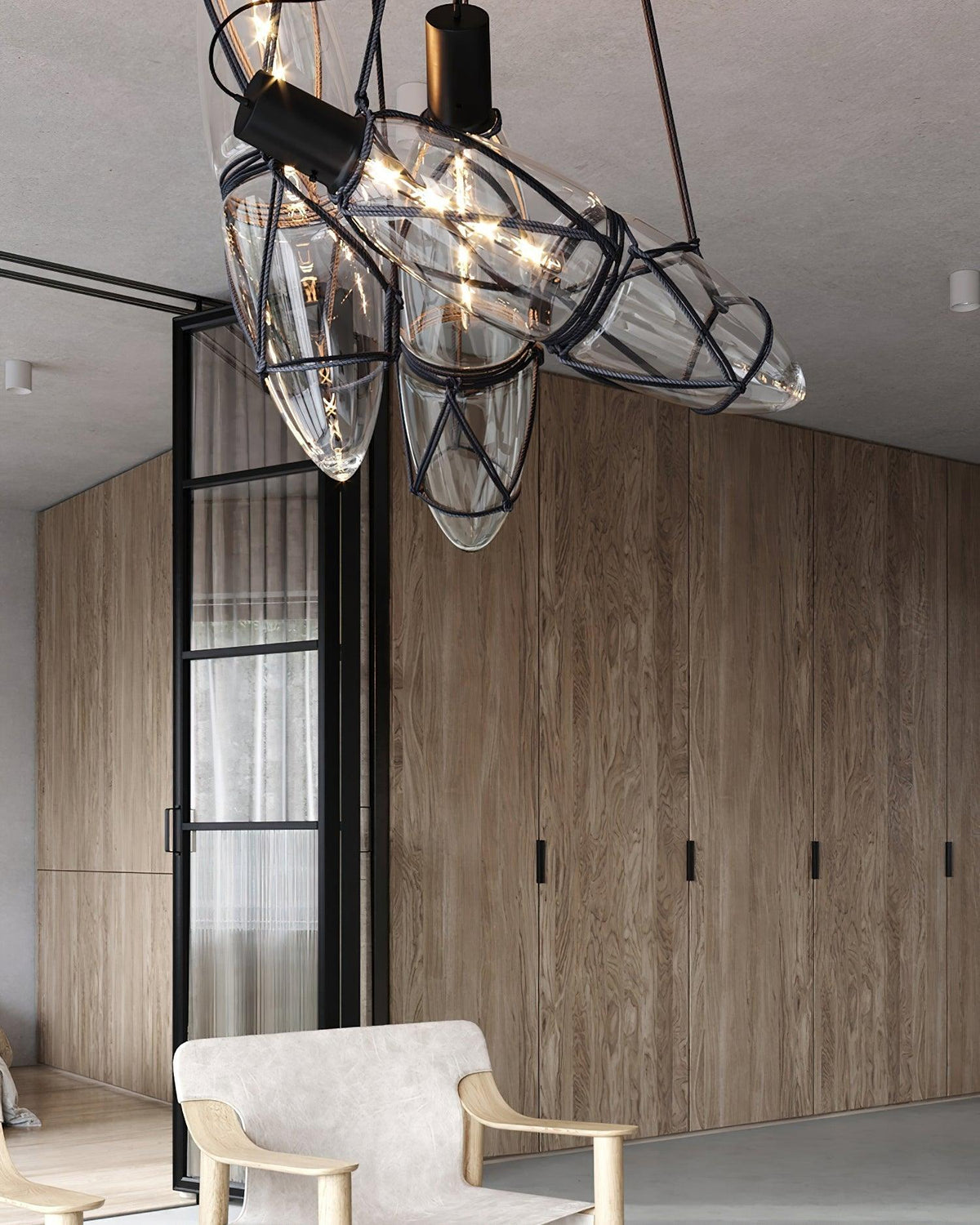 Elowara Glass Pendant Light-Moonnatur