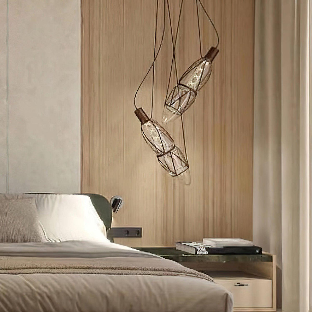 Elowara Glass Pendant Light-Moonnatur