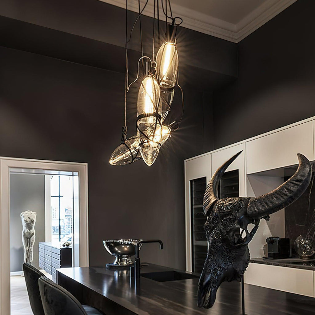 Elowara Glass Pendant Light-Moonnatur