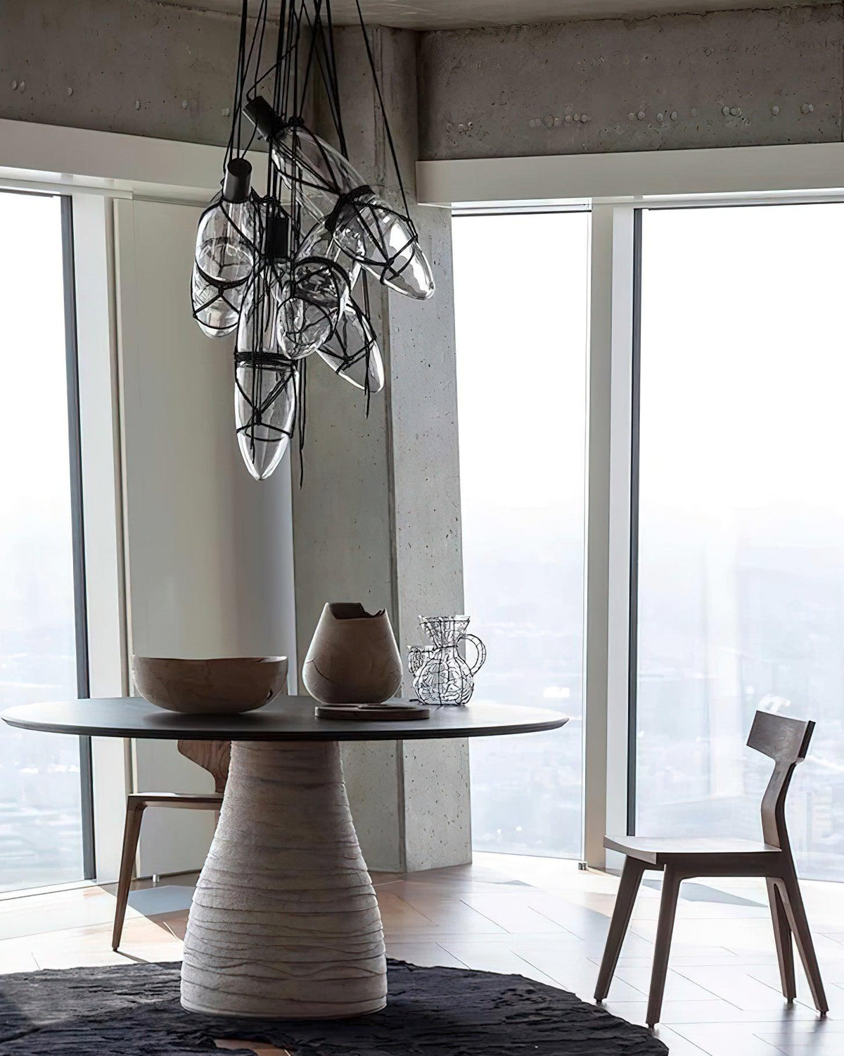 Elowara Glass Pendant Light-Moonnatur