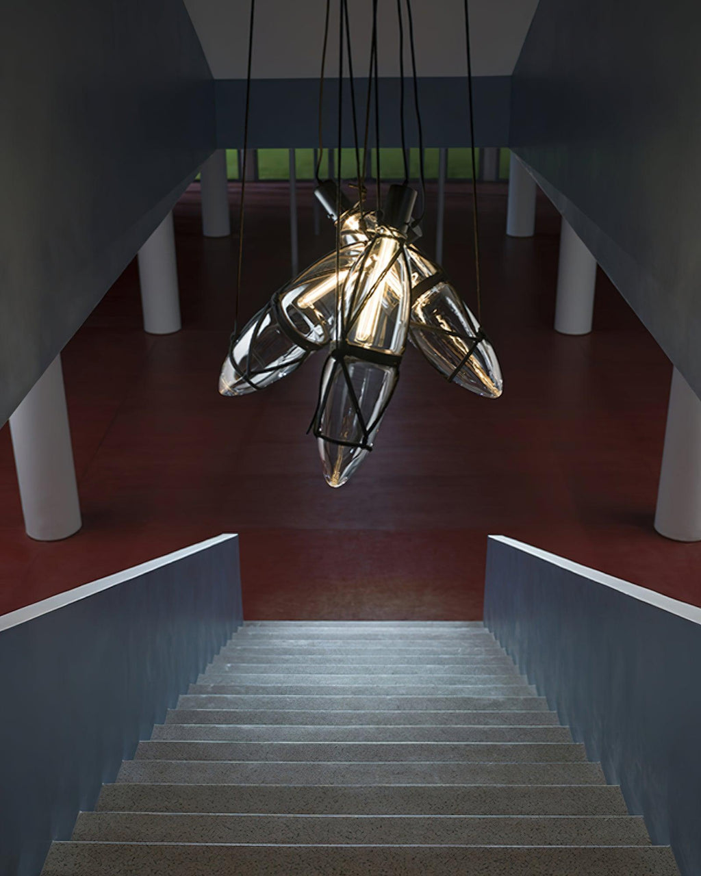 Elowara Glass Pendant Light-Moonnatur