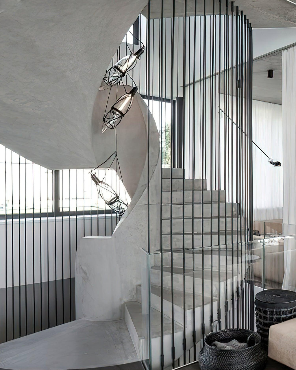 Elowara Glass Pendant Light-Moonnatur
