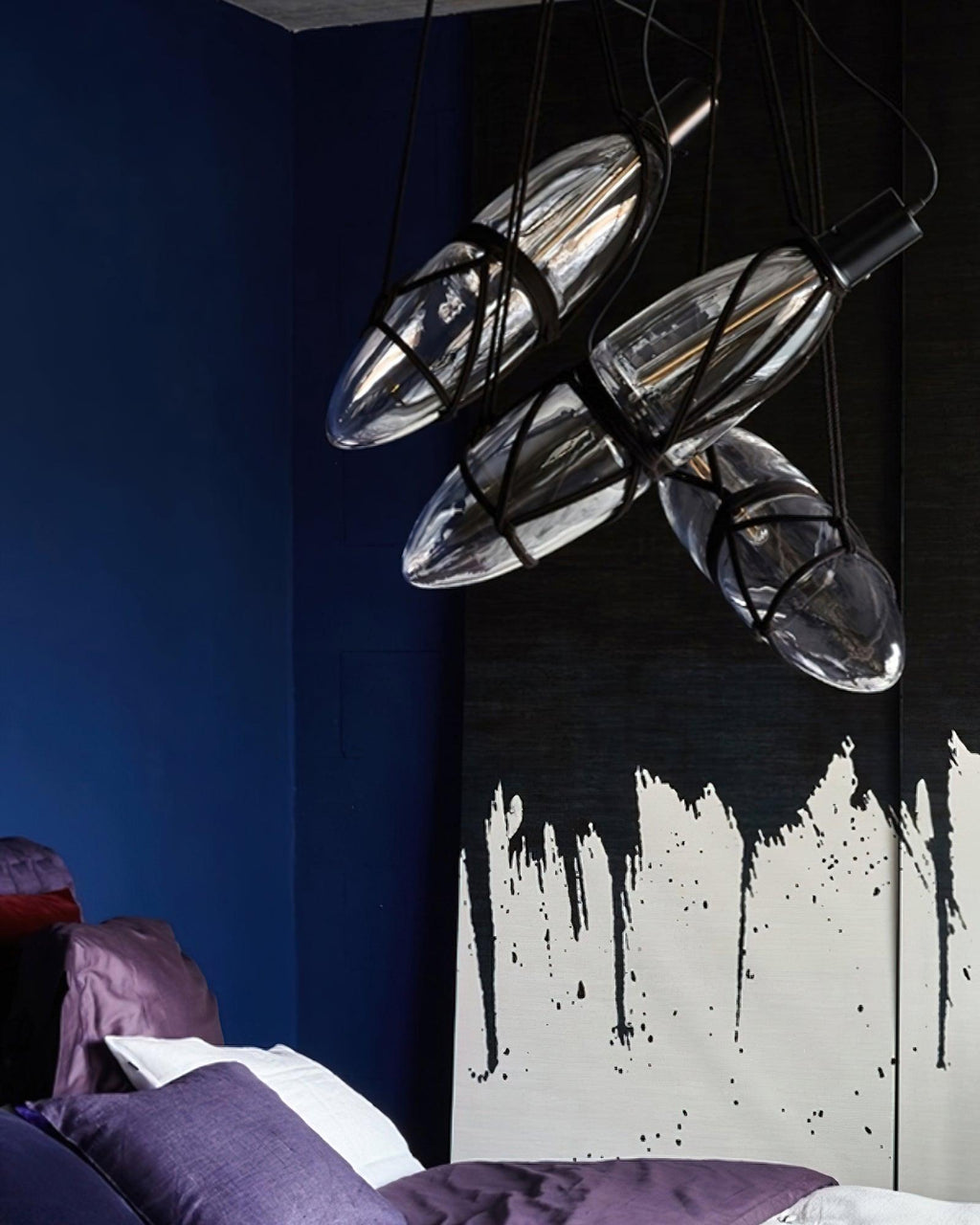 Elowara Glass Pendant Light-Moonnatur