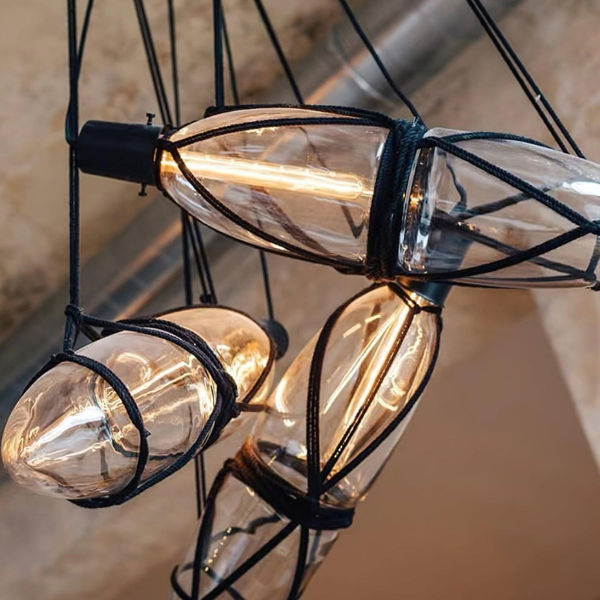 Elowara Glass Pendant Light-Moonnatur