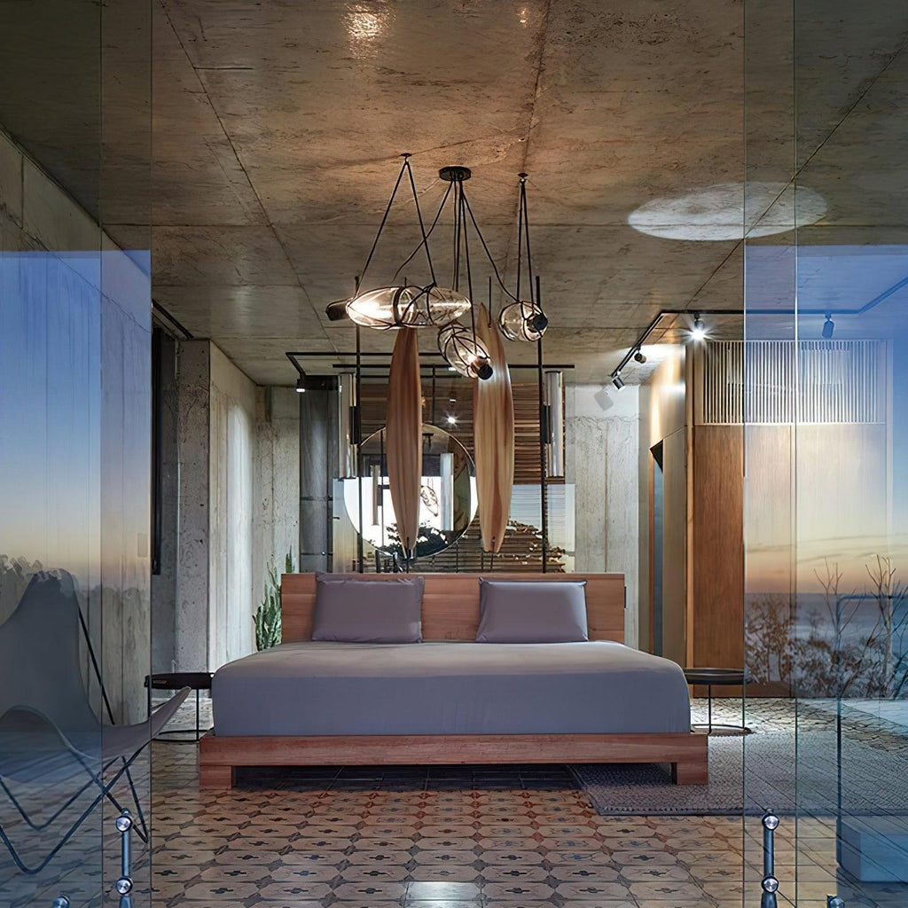 Elowara Glass Pendant Light-Moonnatur