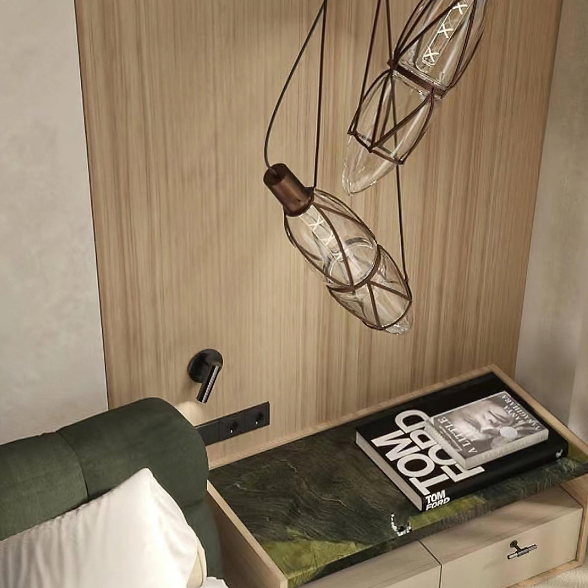 Elowara Glass Pendant Light-Moonnatur