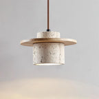 Woldenlark Travertine Pendant Light-Moonnatur