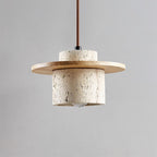 Woldenlark Travertine Pendant Light-Moonnatur