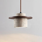 Woldenlark Travertine Pendant Light-Moonnatur