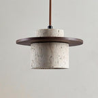 Kenrendale Travertine Pendant Light-Moonnatur
