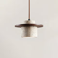 Woldenlark Travertine Pendant Light-Moonnatur