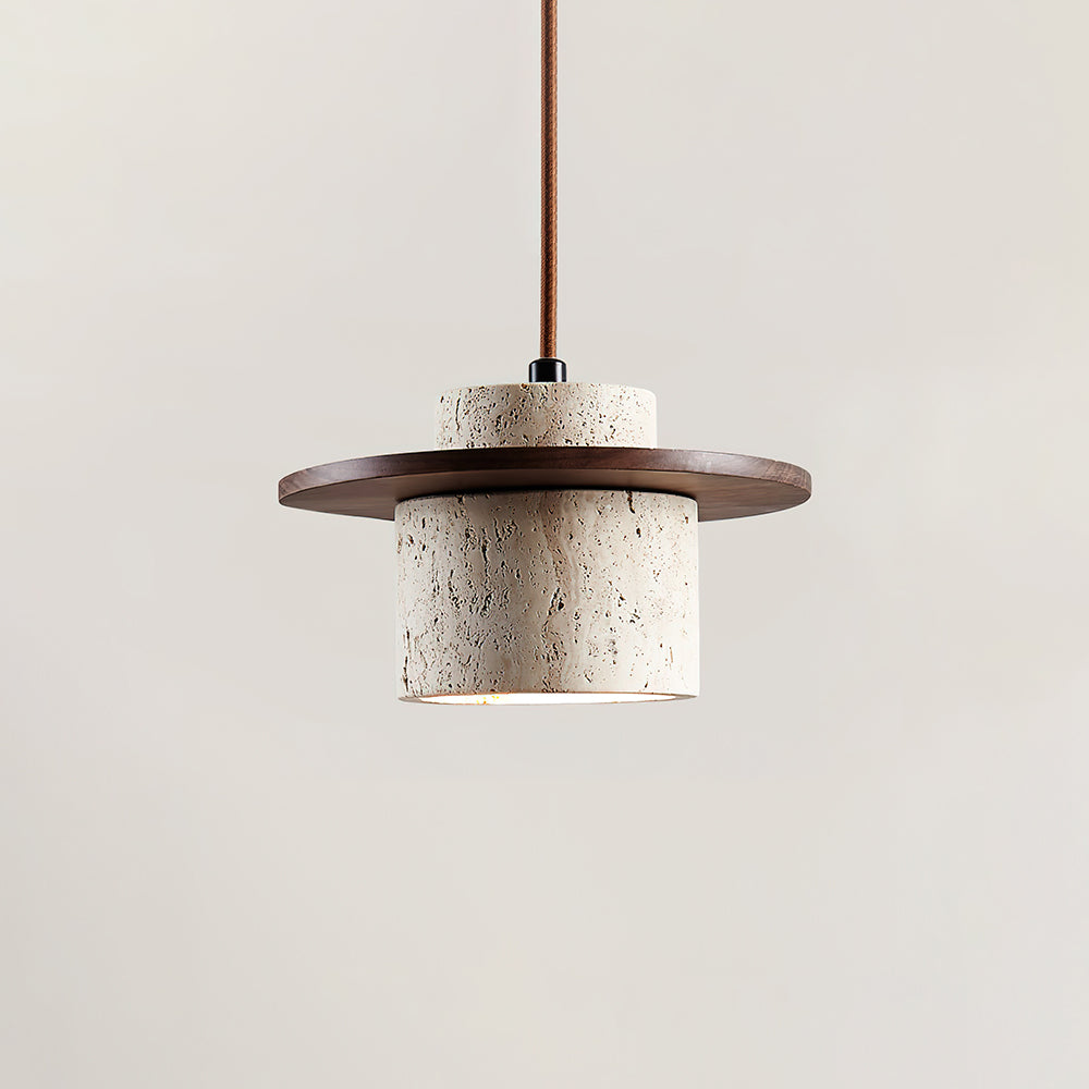 Kenrendale Travertine Pendant Light-Moonnatur