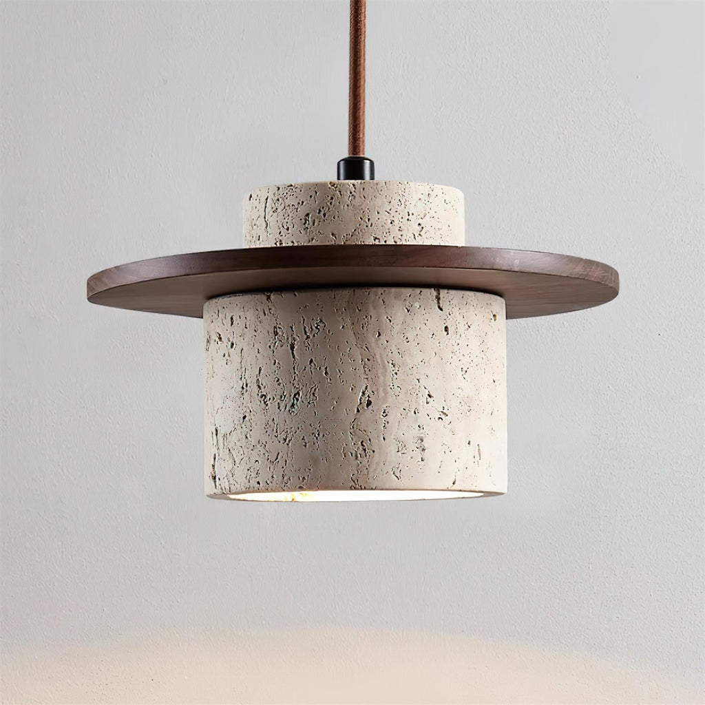 Whitenhill Travertine Wall Light-Moonnatur