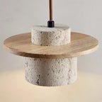 Whitenhill Travertine Wall Light-Moonnatur