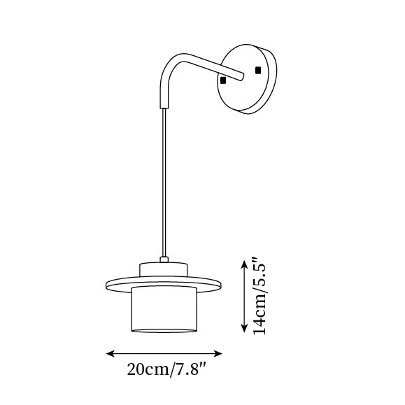 Whitenhill Travertine Wall Light-Moonnatur