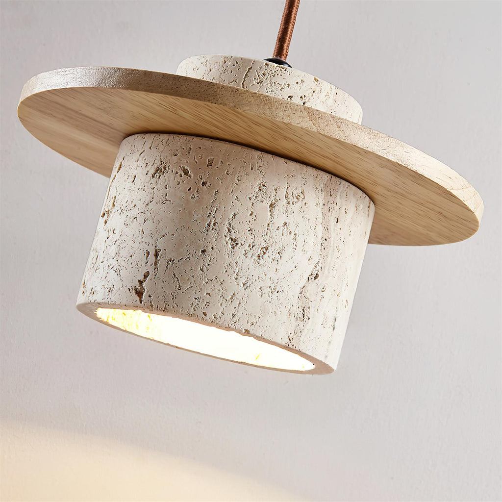 Whitenhill Travertine Wall Light-Moonnatur