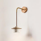 Whitenhill Travertine Wall Light-Moonnatur