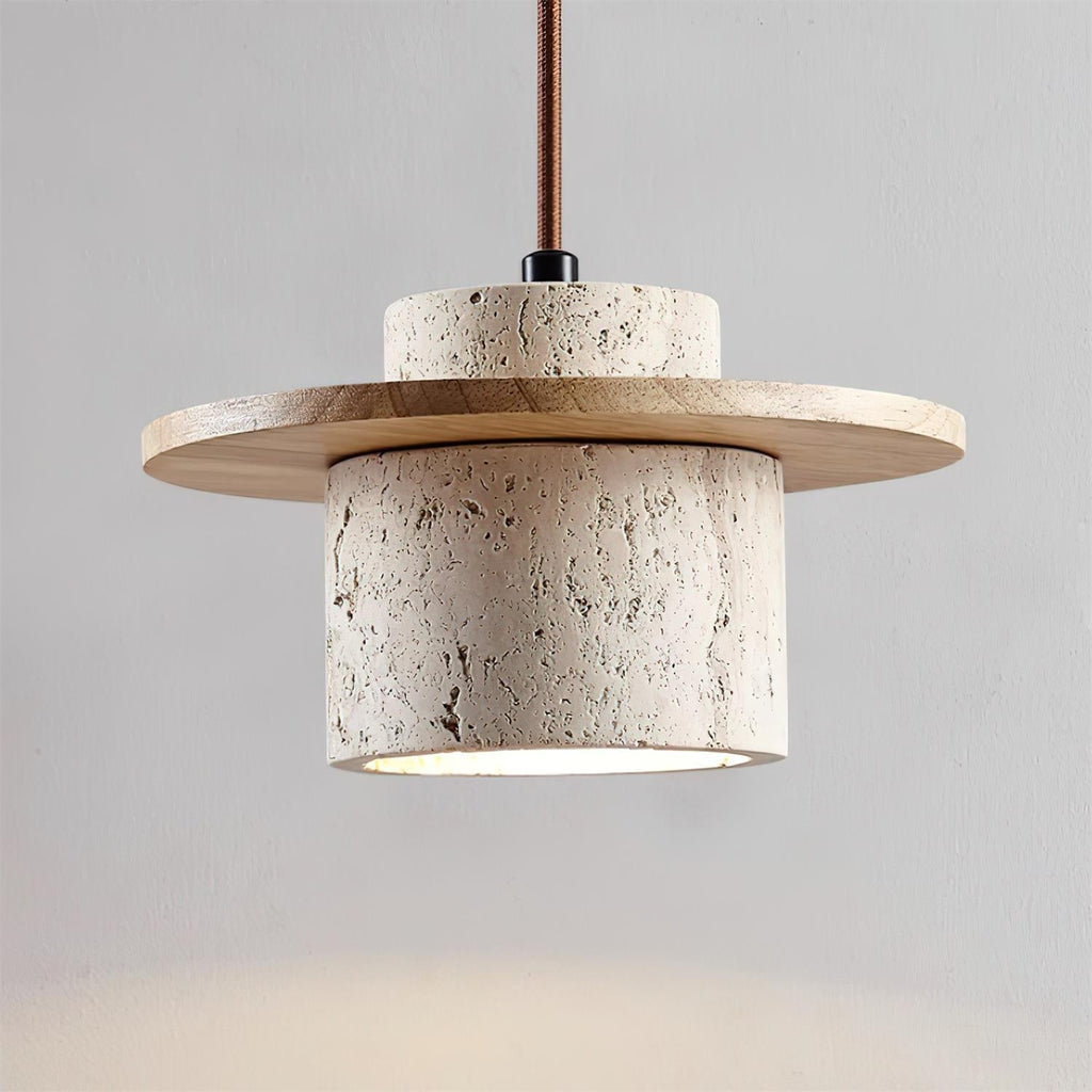 Whitenhill Travertine Wall Light-Moonnatur