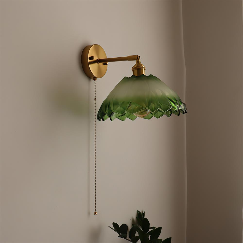 Oakenoria Glass Wall Light-Moonnatur