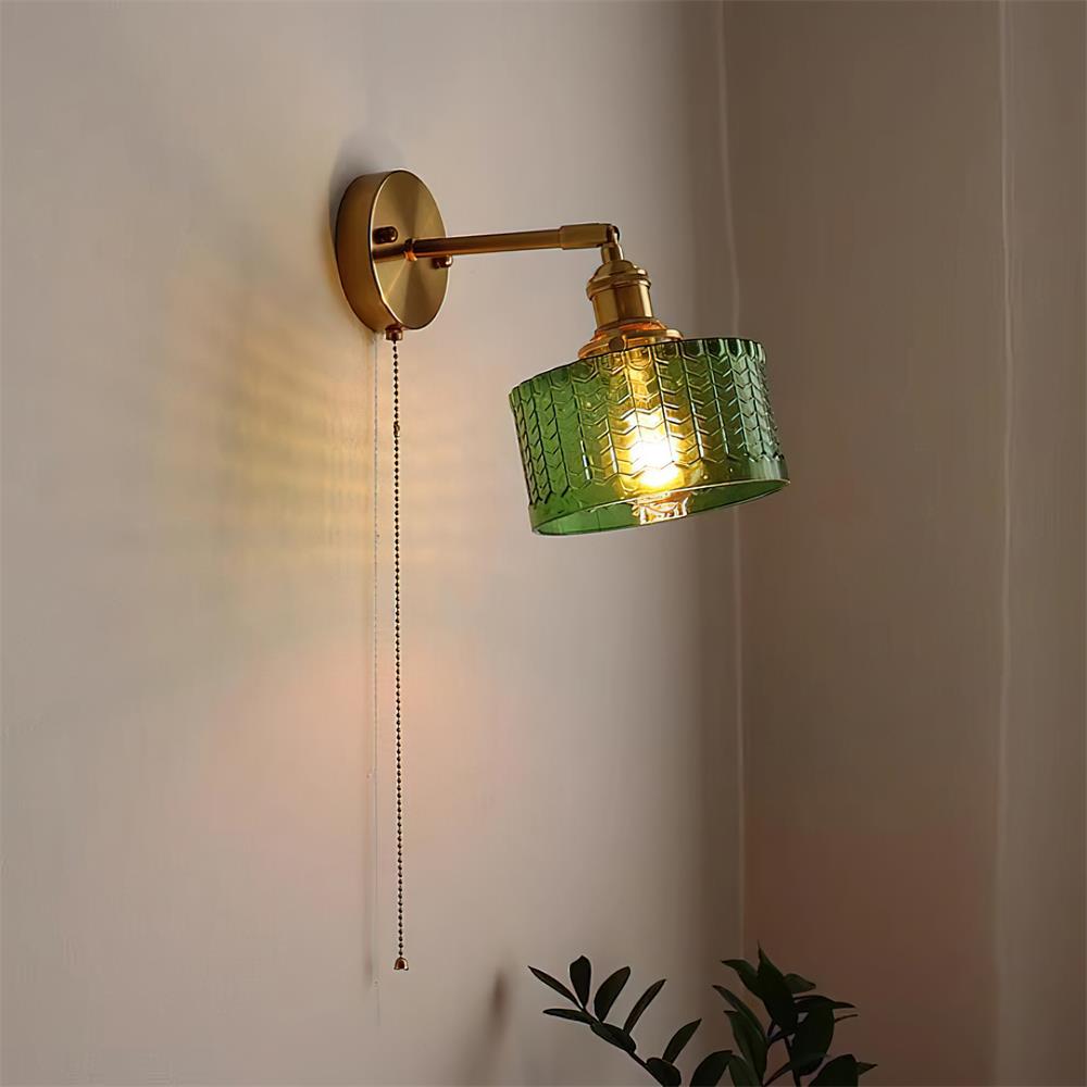 Oakenoria Glass Wall Light-Moonnatur