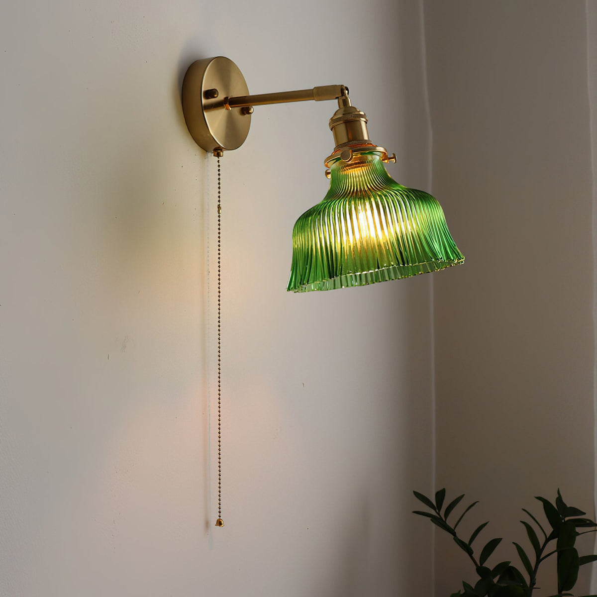 Oakenoria Glass Wall Light-Moonnatur