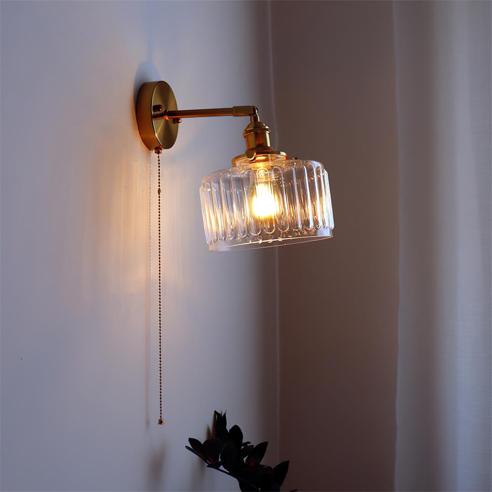 Oakenoria Glass Wall Light-Moonnatur