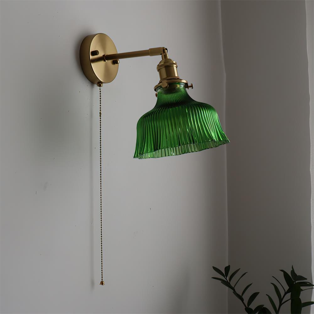Oakenoria Glass Wall Light-Moonnatur