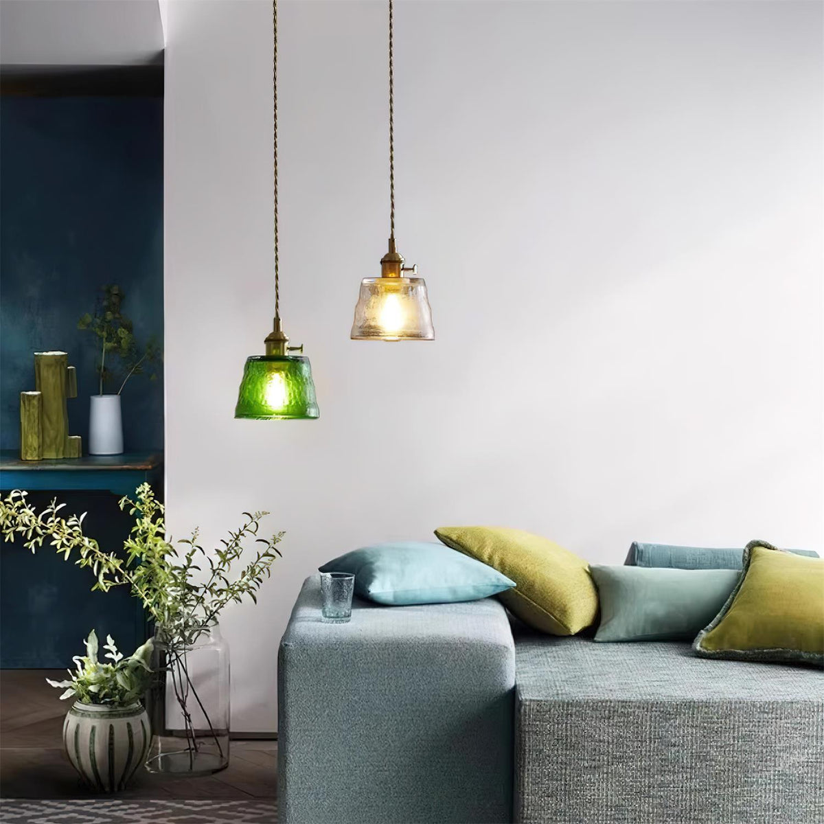 Keldelden Glass Pendant Light-Moonnatur